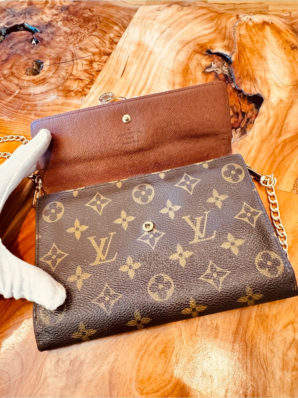 Louis Vuitton Porte Tresor Etui Papier Wallet Monogram Canvas passport holder - Picture 8 of 17